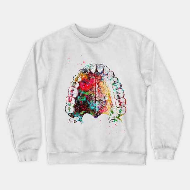 Human Teeth Crewneck Sweatshirt by erzebeth